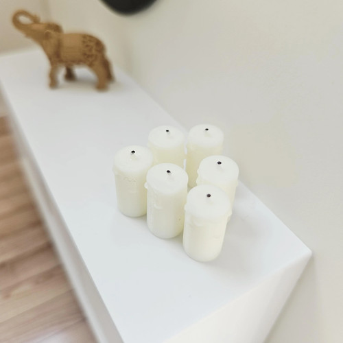 Melting wax candles set 6 - melting,