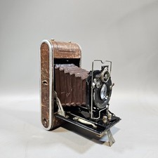 Vintage Folding Camera Foth Doppel Anastigmat 4.5 105mm Brown