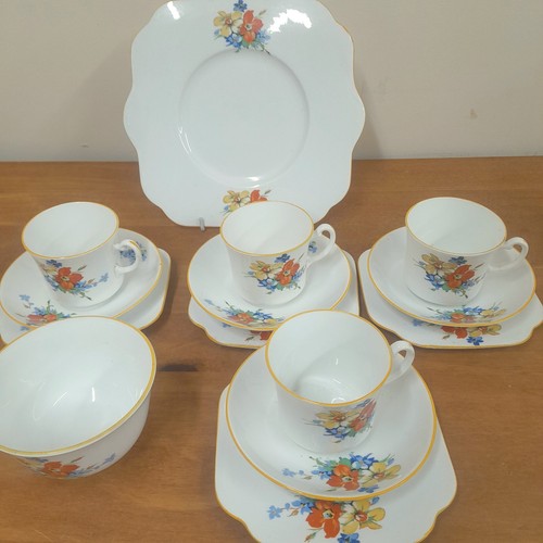Vintage art deco tea set - vintage,