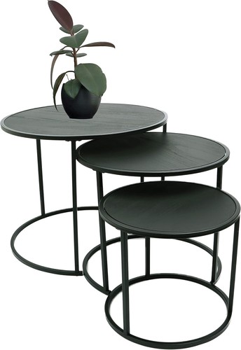 Round nesting set modern - round,