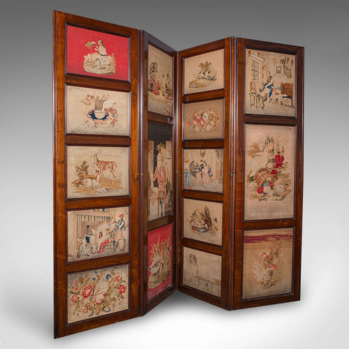 Large antique panel privacy - antique,