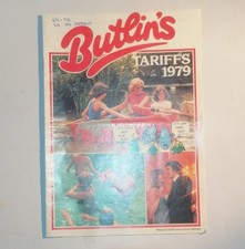 Vintage 1979 Butlins Holiday Tariffs Guide/Booking Form