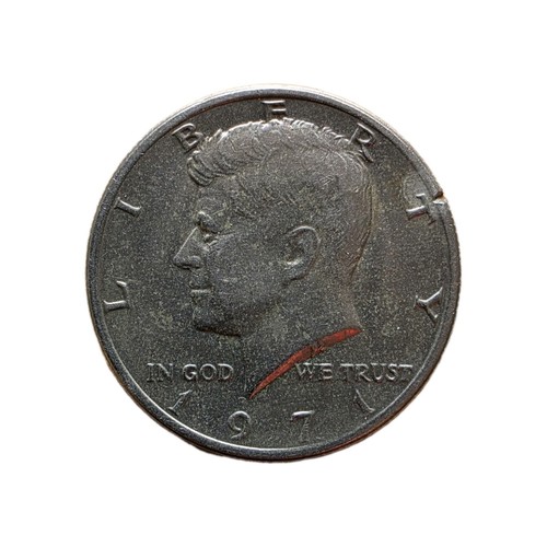 1971 kennedy half dollar coin - 1971,