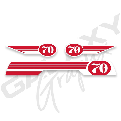 Honda atc70 decals classico - decals,