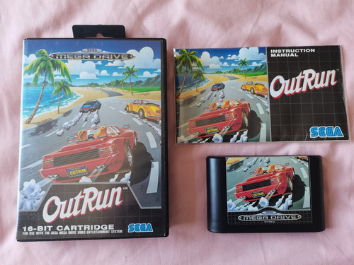Outrun megadrive boxed - outrun,