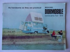 BEDFORD DORMOBILE Motor Caravans orig 1966 UK Mkt Sales Brochure - Debonair etc