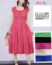UK Women's Cotton Blend Plain