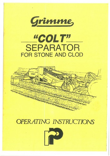 Grimme stone clod - &, colt