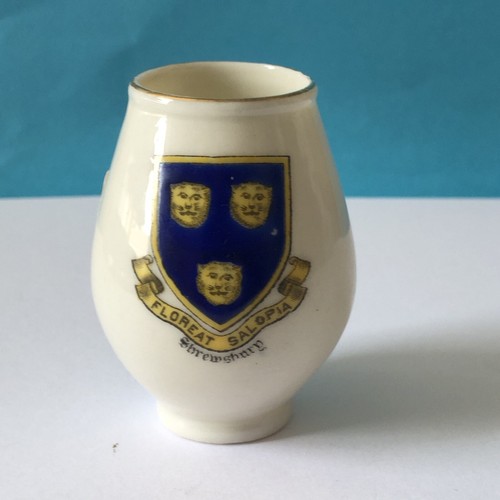 Shrewsbury crested china - ,