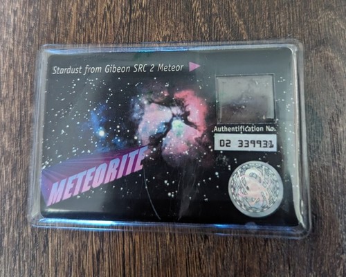 Authenticated meteorite sample - authenticated,