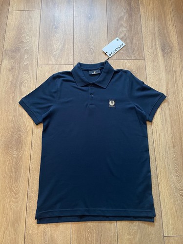 Belstaff cotton polo dark - cotton, ink