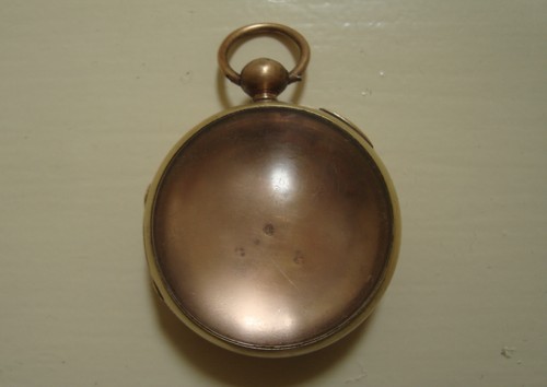 Antique gilt metal pocket - gilt,