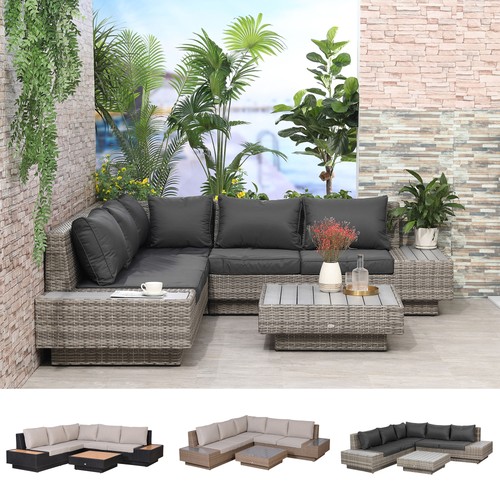 4pcs sectional rattan sofa - sectional,