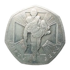 2006 UK 50p Victoria Cross Commemorative Coin Queen Elizabeth II Military Z2757