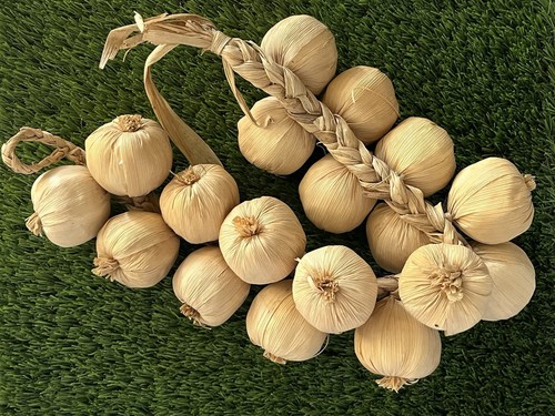 Vintage artificial garlic - artificial,