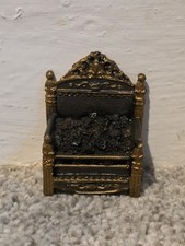 VINTAGE Doll House Miniature FIREPLACE FIRE GRATE