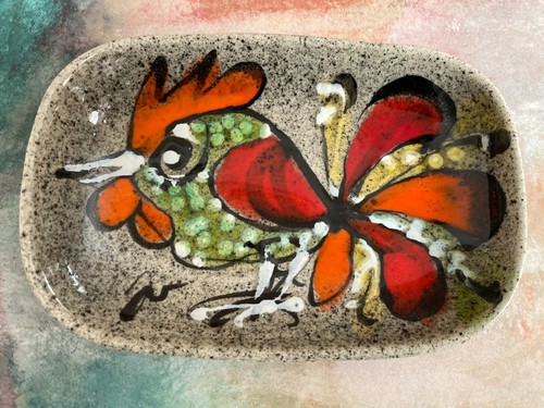 Vintage retro cockerel hen - vintage,