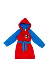 Official Disney Store Spiderman Bath Robe Dressing Gown for Boys Size 5-6 Y