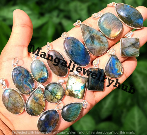 Lot labradorite gemstone - lot!,