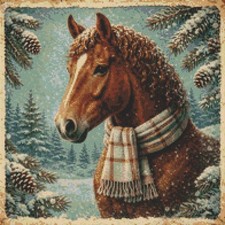 Suffolk Punch Horse Comfort in