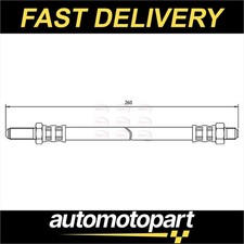 Apec Brake Hose Rear HOS3140