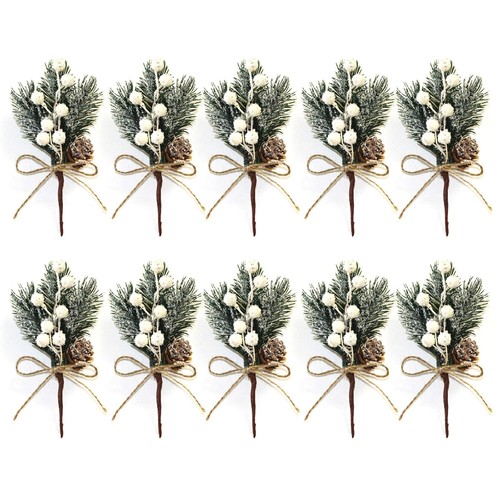 Artificial red berry branches - artificial,