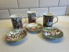 Fenton China Ann Blockley Fine China Farmyard Mug And Plate Set