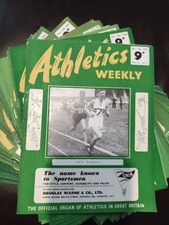 Athletics Weekly 1956 Full year  MAGAZINES