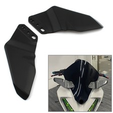 Matte Balck Winglet Aerodynamic Wing Kit Spoiler Fit Kawasaki Ninja 250 300 400