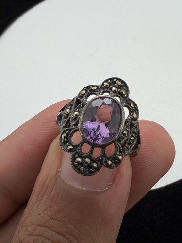 925 sterling silver amethyst - sterling,