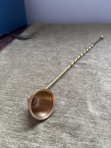 Vintage copper candle snuffer - vintage,