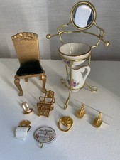 Dolls House 1/12th Gold Items