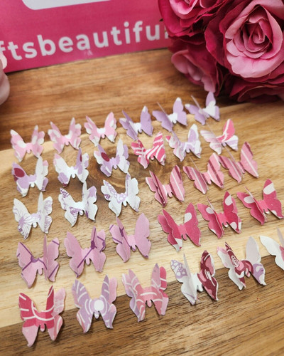 30no paper butterflies - paper,