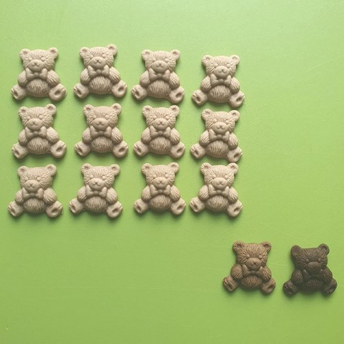 Brown teddy bear - 12,