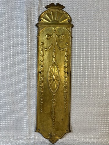 Antique stamped brass finger - brass,