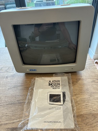 Atari sc1224 colour crt - atari,