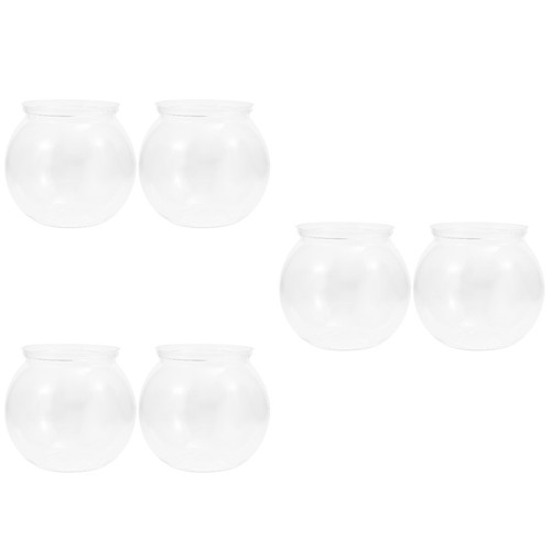 6pcs small transparent pet - transparent,