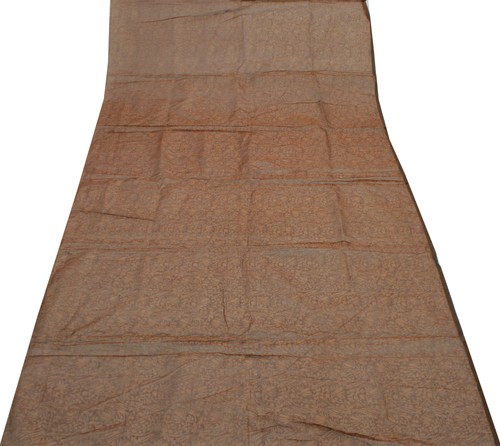 Sushila vintage brown sari - brown,