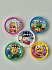 Merlin Legoland Pop Badge Bundle Of 5 Snowman Lego Friends Stephanie Ollie
