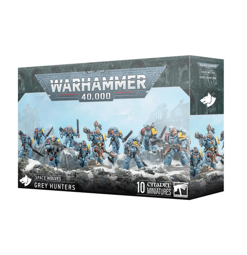 Space wolves grey hunters - wolves:,