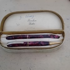 Burnham Marbled Fountain Pen &