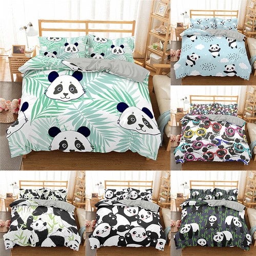 Panda printed quilt - printed,