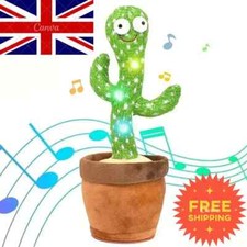 Talking Toy Dancing Cactus Doll Repeat Speak Sound Record Re Kids Birthday Gift