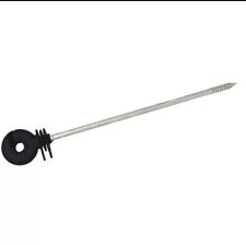 X20 ELECTRIC FENCE OFFSET RING INSULATORS Distance Fencing Screw In Posts Wire 