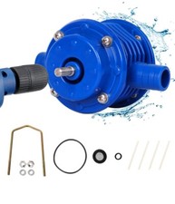Drill Power Water Pump Blue Drill Pump 2400L/H Drill Water Pump2000-3000 RPM