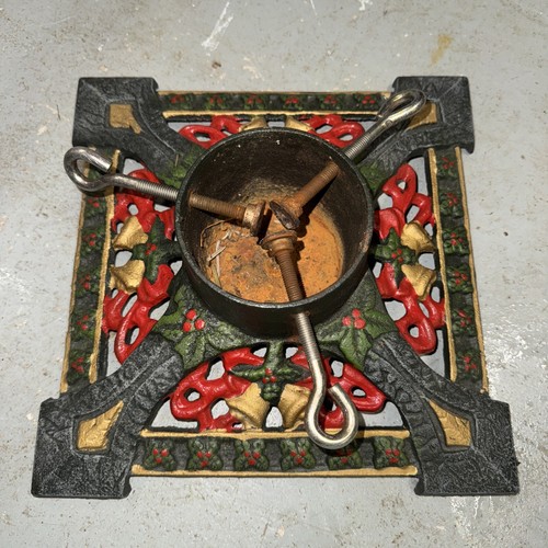 Vintage cast iron christmas - cast,