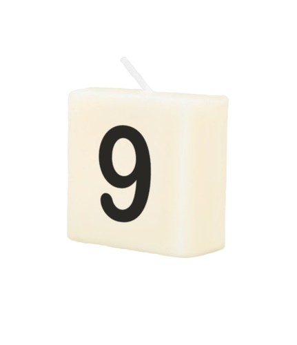 Letter candle - candle, 9