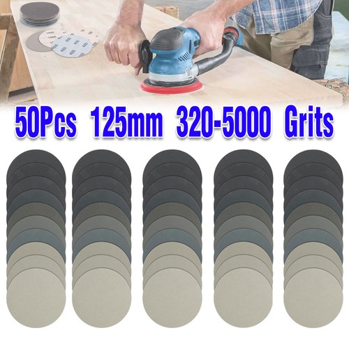 50x 125mm sanding - 50x, wet