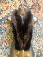 new  design High Quality 100% real brown Silver  Fox  fur Scarf Collar