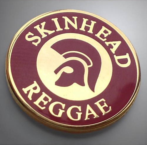 Ska reggae skinhead badge - reggae,